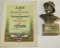 WW2 Wehrmacht Award Statue With Award Document-1st Place In Skilled Driving-1939 Dated