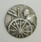 Rare Wehrmacht Pre WW2 Coin Size Award Medallion 2nd Place Artillery Accuracy