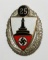 Scarce WW1 German Veteran 25  Year Kyffhäuser Bund Membership Badge In Silver