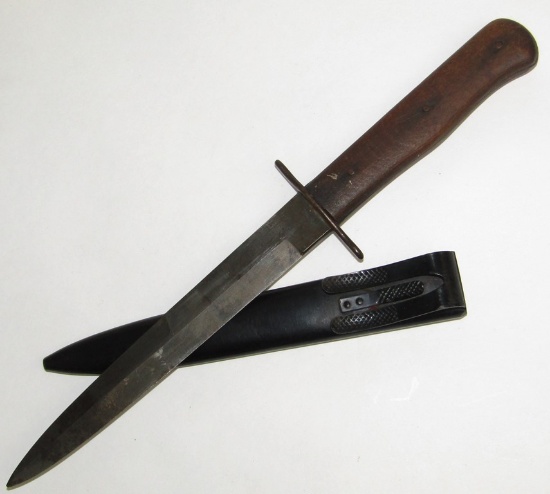 Pre/Early WWII Period German Paratrooper/Soldier's Fighting Boot Knife W/Scabbard