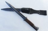 Pre WWII Matching Numbers K-98 Bayonet W/Anodized Scabbard/Frog-