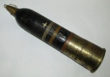Scarce Late War Japanese Type 92 Howitzer 70mm Shell With Projectile/Impact Fuse-INERT