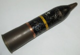 Scarce Early Japanese Type 92 Howitzer 70mm Shell With Projectile/Impact Fuse-INERT