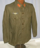 Rare WWII Japanese Army Air Forces Officer's Summer Tunic W/Wings-Rank Of Major-Named