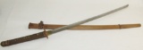 WW2 Era Japanese Police Officer's Type 98 Shin Gunto Samurai Sword-Signed Jiro Kanetsugu Saku