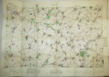 WW1 U.S. Soldier And/Or British Soldier Linen Backed Battle Map-FRANCE 2nd Edition Sheet 57D