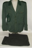 Pre/Early WW2 German State Forestry Service Official's  Tunic W/Lanyard/Pants