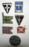 7pcs-Misc 3rd Reich Donation/Rally Pins-Frauenwerk/Frauenschaft Member Badges