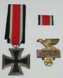 Iron Cross 2nd Class With Ribbon/Ribbon Bar-Stahlhelm/DRKB 