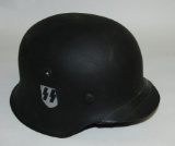 Miniature Double Decal SS Helmet With Liner-Amazing Detail And Excellent For Display!