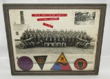 U.S. 83rd Division/330th Inf. Rgt. Soldier Framed Regiment Photo/Patches