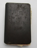 Named WW2 USN Sailor Pocket Bible With Metal Cover-Destroyer USS COTTON (DD-669)