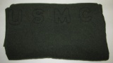 WW2 Period USMC Soldier's Combat Blanket With Contract Label Dated December 1941