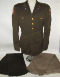 WWII 3rd/4th Army Air Forces Cadet Pilot Officer's Class A Tunic W/