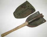 Vietnam War Period Entrenching Tool/Shovel With Pick/Cover-US AMES 1967 Dated