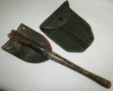 Vietnam War Period Entrenching Tool/Shovel With Pick/Cover-AMES 1966 Dated