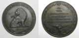 Rare Luftwaffe Coin Size Award Medallion For Belgian Air District Service