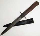 Pre/Early WWII Period German Paratrooper/Soldier's Fighting Boot Knife W/Scabbard