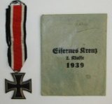 WW2 Iron Cross 2nd Class With Issue Packet-