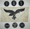 7pcs-Luftwaffe Bevo Embroidered Sports Shirt Patch-Specialty Sleeve Rates