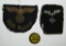 3pcs-Uniform Removed Reichsbahn RBD MAINZ Patch-Single EM Collar Tab-FERN-VERKEHR badge