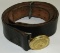 Excellent Condition WW2 German Reichsbahn Upper Ranks Gilt Buckle W/Belt-