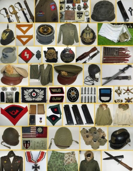 MILITARY COLLECTIBLES AUCTION 3-16-23 @4PM