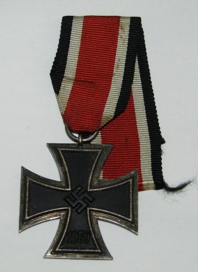 WW2 Iron Cross 2nd Class With Ribbon-"OK" Maker Stamped (Otto Klein)?