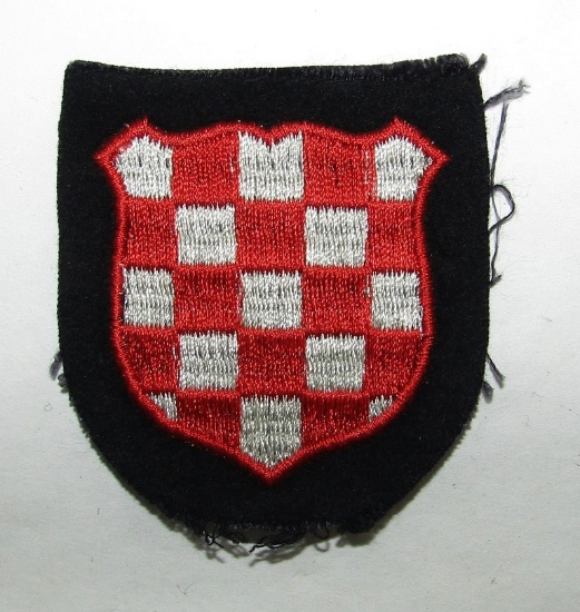 Waffen SS Croatian Volunteer Sleeve Patch