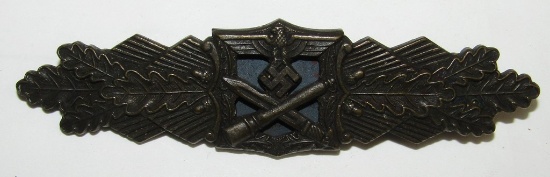 Close Combat Badge In Bronze-"PEEKHAUS/AG M.u.K GABLONZ"