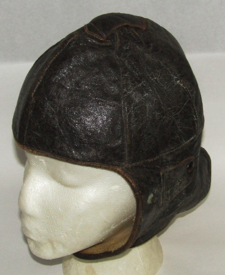 Pre/Early WW2 Luftwaffe Flight Crew/Pilot's Leather Flight Helmet