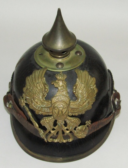 M1895/97 Imperial German Pickelhaube Spike Helmet For Enlisted