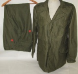 Rare Unissued M-1943 Field Jacket/Trousers Combat Uniiform-40R Jacket-34 X 34 Pants W/Cutter Tags