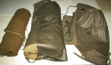 Early WW2 U.S. Army/Mountain Troops Sleeping Bag Set W/Wool 