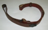 Original WW2 Period M1907 Leather Sling For The M1903 Springfield/M1 Garand Rifle