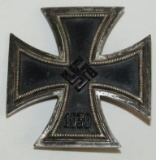 WW2 Iron Cross 1st Class-Pin With Incised Maker Number 4-