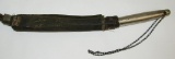 3rd Reich Armed Forces Cavalry Official Horse Leather Strap W/Attached Cipher And Shoulder Board Pip