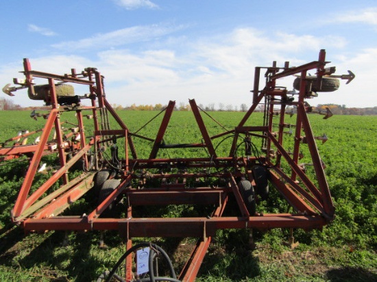 IH Model 4500 24 Ft. Field Cultivator With 3 Bar Harrow