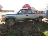 92 Chevrolet 2500 4X4 Extended Cab Pickup, Good Rubber, V8, AT. Shows 188,0