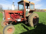 IH Model 856 Diesel Tractor, Fast Hitch, Cab, Wide Front, Wheel Weights, 38