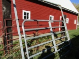 8 Ft. Farm Gate with Galvenized Hanging Frame