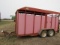 H & S 6 Ft. X 14 Ft. Tandem Axle Pull Type Stock Trailer