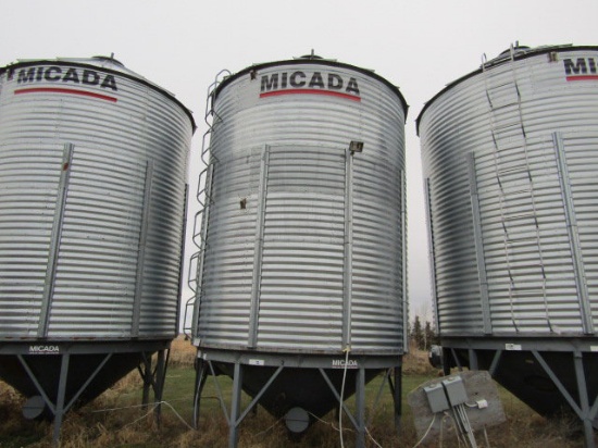 2750 Bushel +/- Micada Cone Bottom Grain Bin