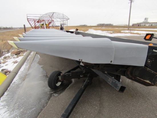 Agco Gleaner 12 R X 22 Inch Corn Head, GLV Poly Snouts, Serial # 122219061