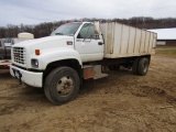 1997 GMC 7500 Two Ton Truck, Cat 3208 Diesel, 6 Speed Transmission, 16 Ft.