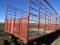 10 X 18 Ft. Steel Bale Throw Rack on MN 10 Ton Four Wheel Wagon, Ext. Pole