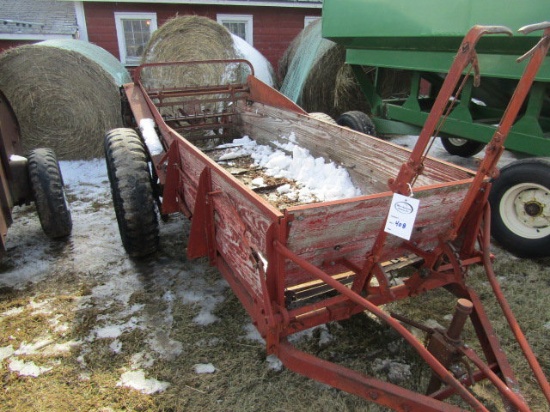 Older Ground Driven Tractor Drawn Manure Spreader