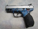 Ruger SR22 Moonshine Blue Camo, Stainless, Tow Mags, 22 Long Rifle, Ser # 3
