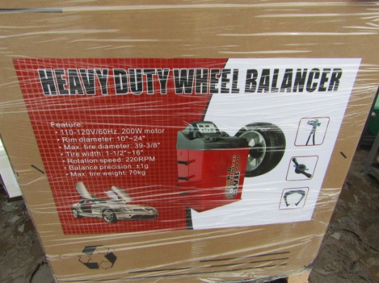 712-3284.   Heavy Duty Balancer, Maximum Wheel Diameter 39 x3/8 Inch, tax