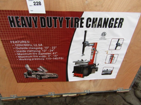 712-3282.  Heavy Duty Tire Changer, tax